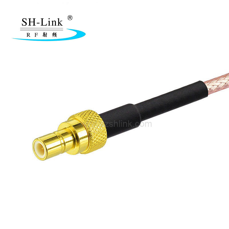 SMB right angle female to SMB male straight with RG316 cable